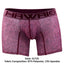 Hawaii Red Denim-Print Boxer Brief