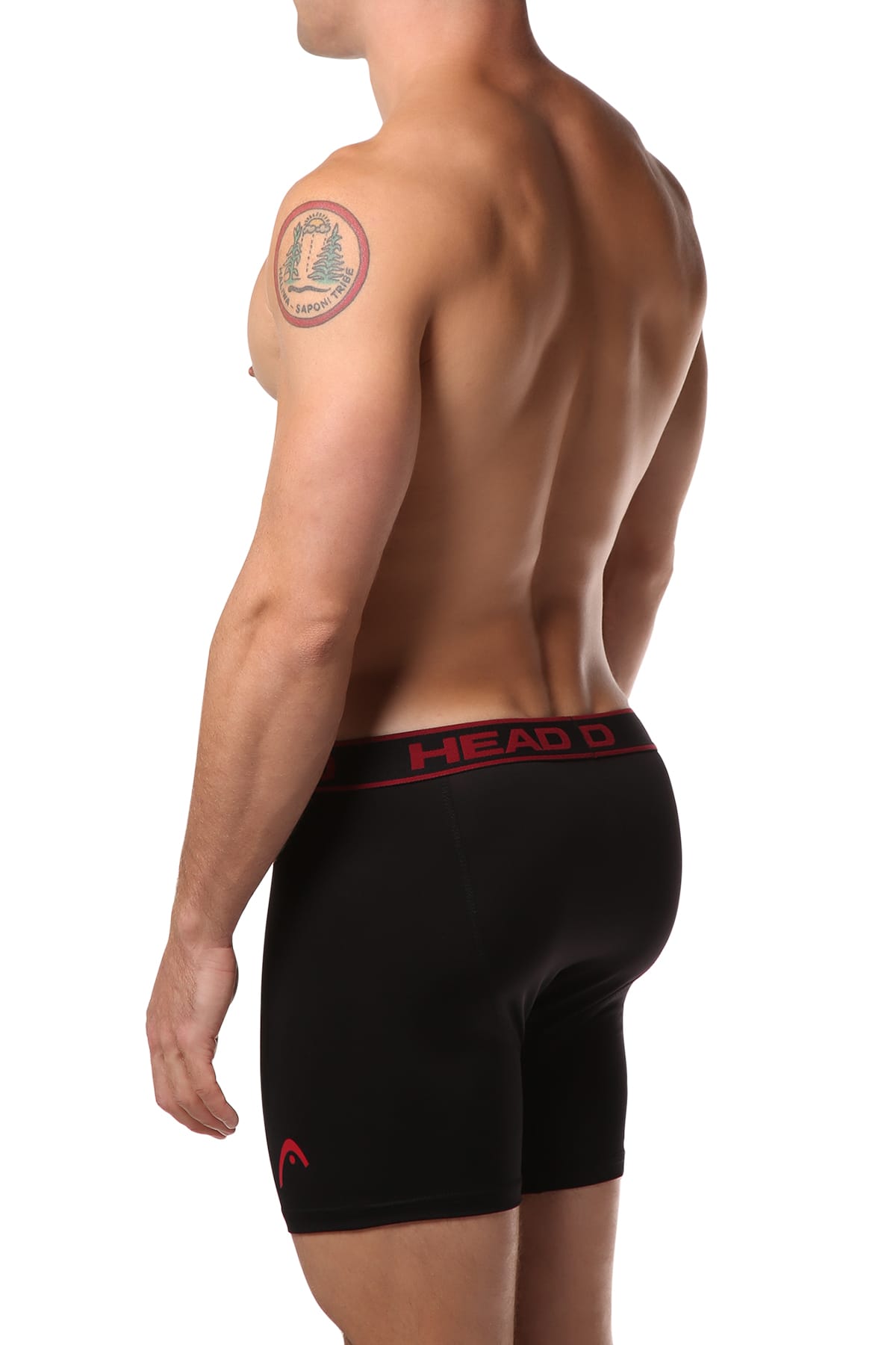 Head Black Contrast Boxer Brief