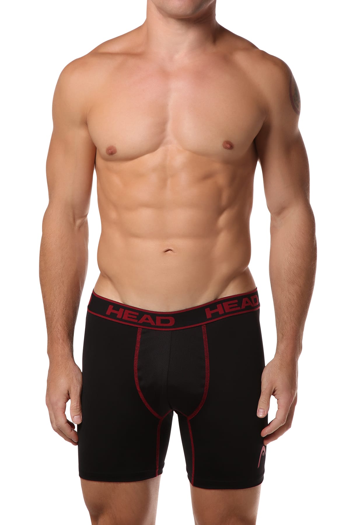 Head Black Contrast Boxer Brief