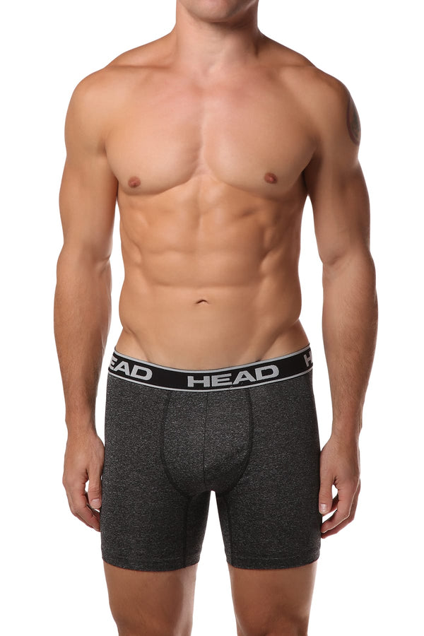 Head Dark Grey Marl Boxer Brief