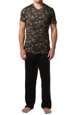 Head Green Aztec Camouflage Ultra Soft Lounge Set thumbnail 1