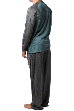 Head Teal & Grey Ultra Soft Lounge Set thumbnail 2