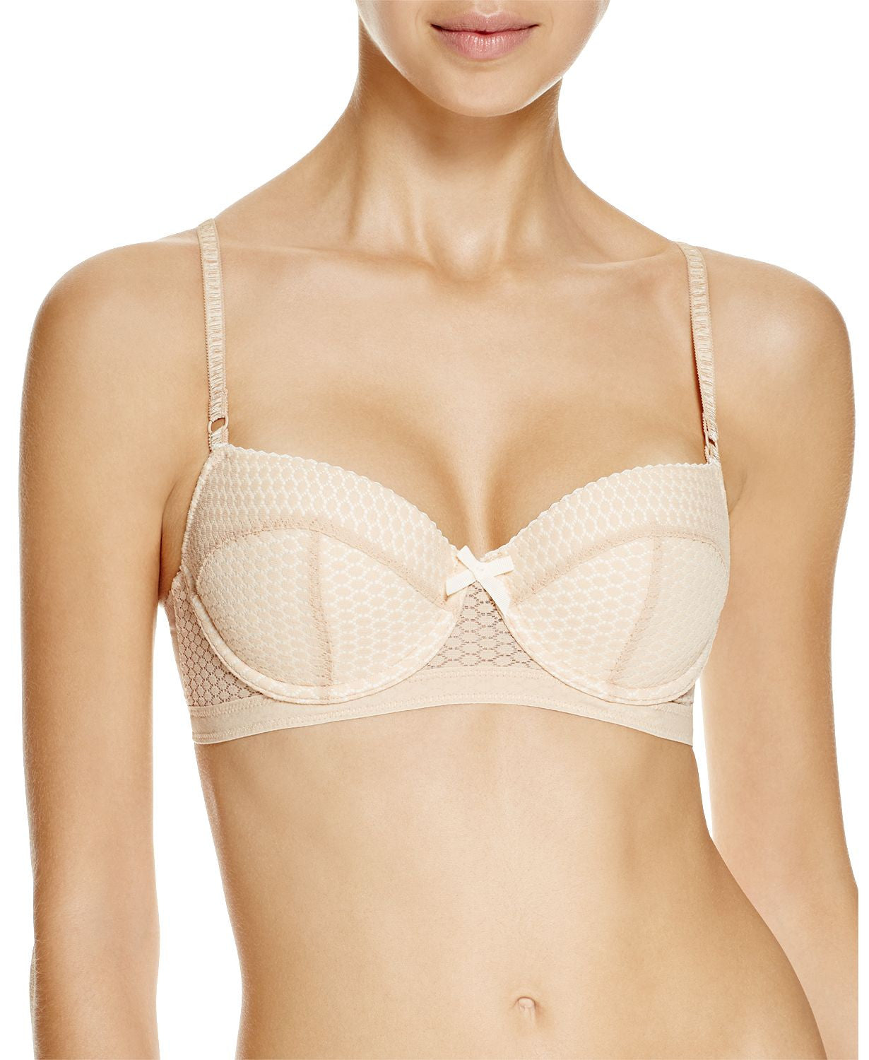 Heidi Klum Intimates Leise Contour Balconette Bra in American Nude