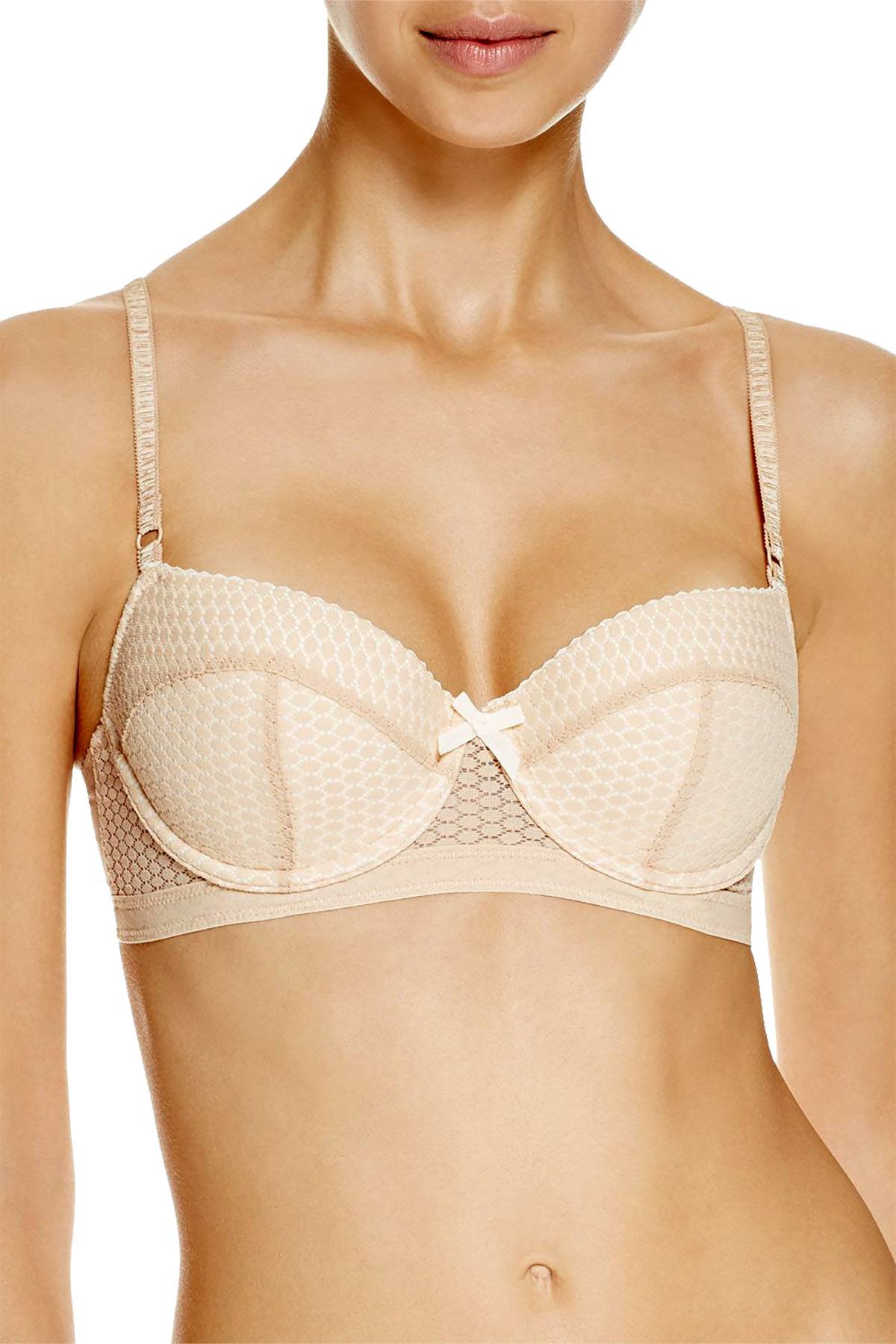 Heidi Klum Intimates Leise Contour Balconette Bra in American Nude