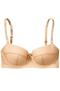 Heidi Klum Intimates Leise Contour Balconette Bra in American Nude thumbnail 3