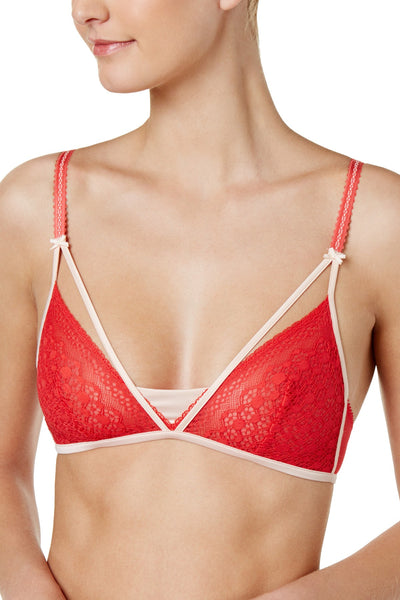 Heidi Klum Intimates Red Hot / Scallop Shell Ethiopian Magic Cutout Soft Cup Bra