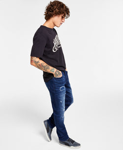 Heroes Motors Slim-straight Fit Jeans Engine Blue thumbnail 3