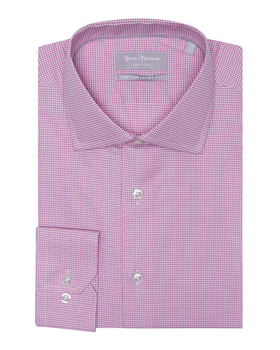 Hickey Freeman Men's Contemporary-fit Dobby-stitch Dress Shirt