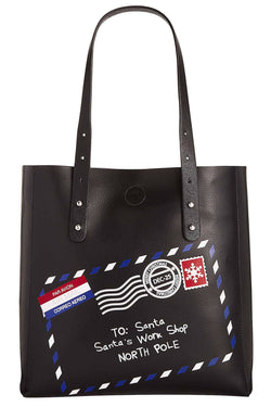 Holiday Arcade Black Retro Postcard Tote thumbnail 1