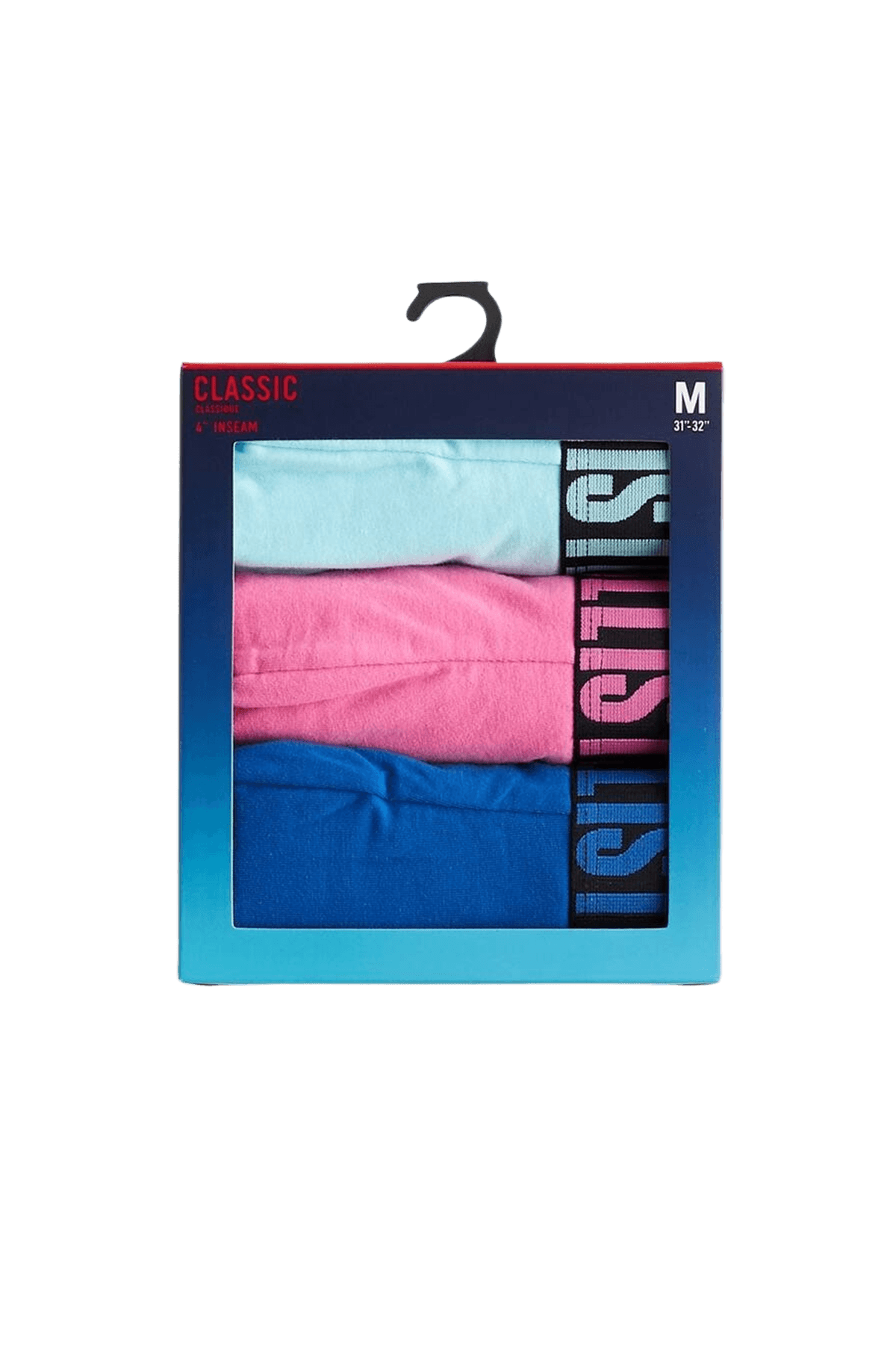 Hollister Boxer Briefs 3-Pack Pink-Blue-Turq
