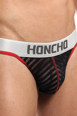 Honcho Black HOK019 Dwarf Thong thumbnail 1