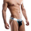 Honcho Black/Turquoise Contrast-Trim Thong