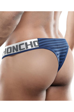 Honcho Navy Striped Thong thumbnail 2