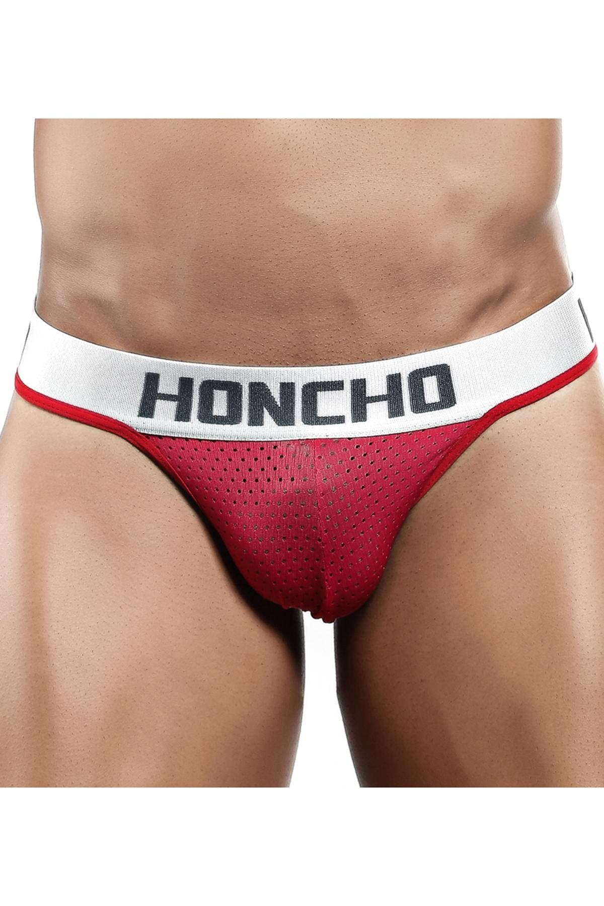 Honcho Red Sport Mesh Thong