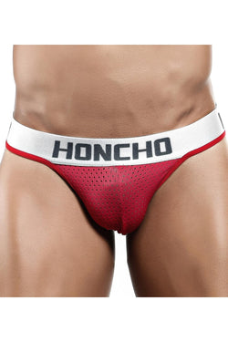 Honcho Red Sport Mesh Thong thumbnail 1