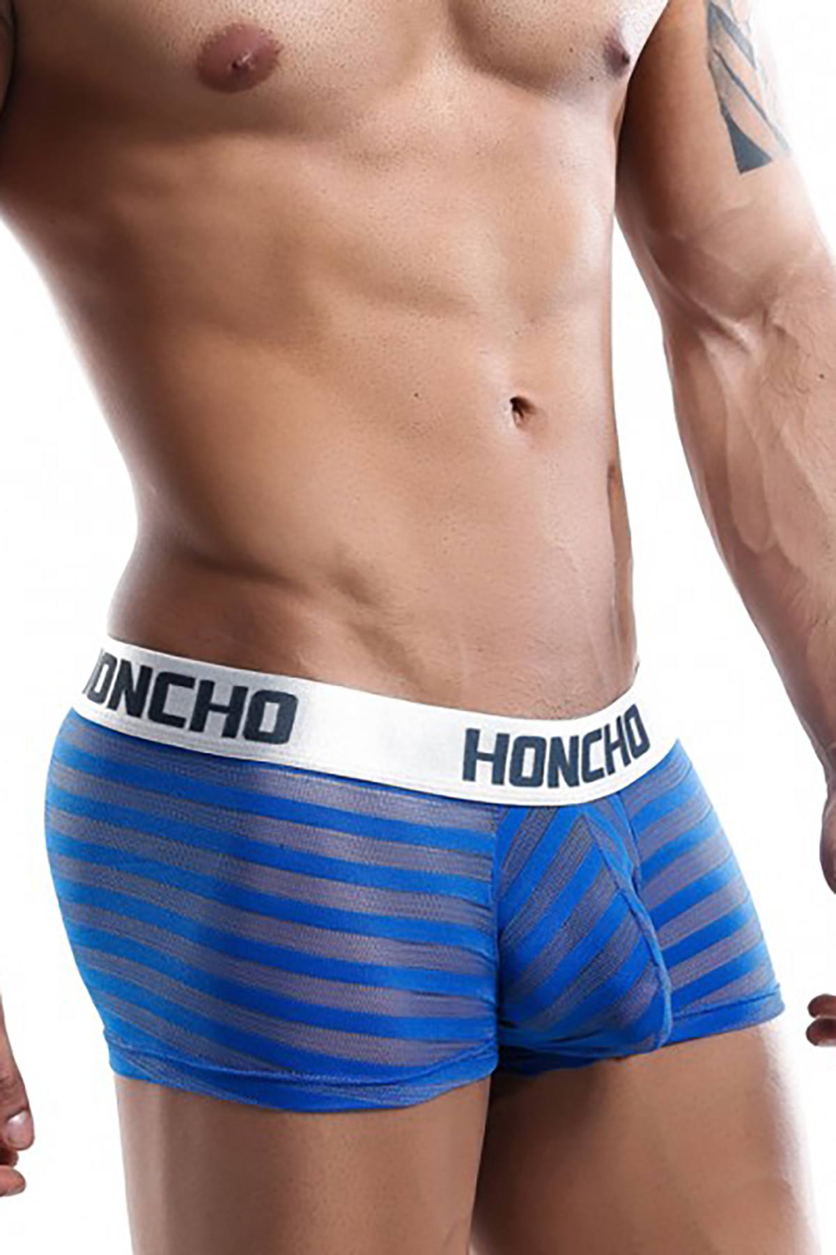 Honcho Royal-Blue Sheer-Stripe Trunk