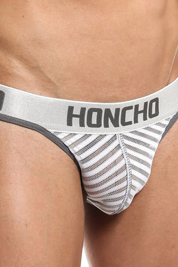 Honcho White HOK019 White Dwarf Thong thumbnail 1
