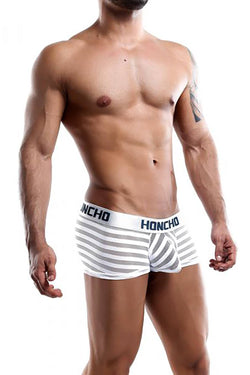 Honcho White Sheer-Stripe Trunk thumbnail 1