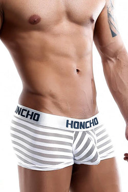 Honcho White Sheer-Stripe Trunk thumbnail 2
