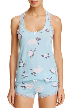 Honeydew Intimates Blue Blushing Floral All American Shortie Set thumbnail 1