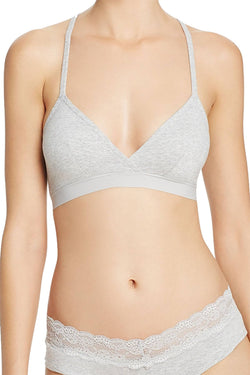 Honeydew Intimates Heather-Grey Allie Lace Racerback Bralette thumbnail 2