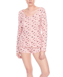 Honeydew Love Struck Pajama Set Twinkle Floral thumbnail 1