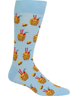 Hot Sox Men's Pineapple Socks