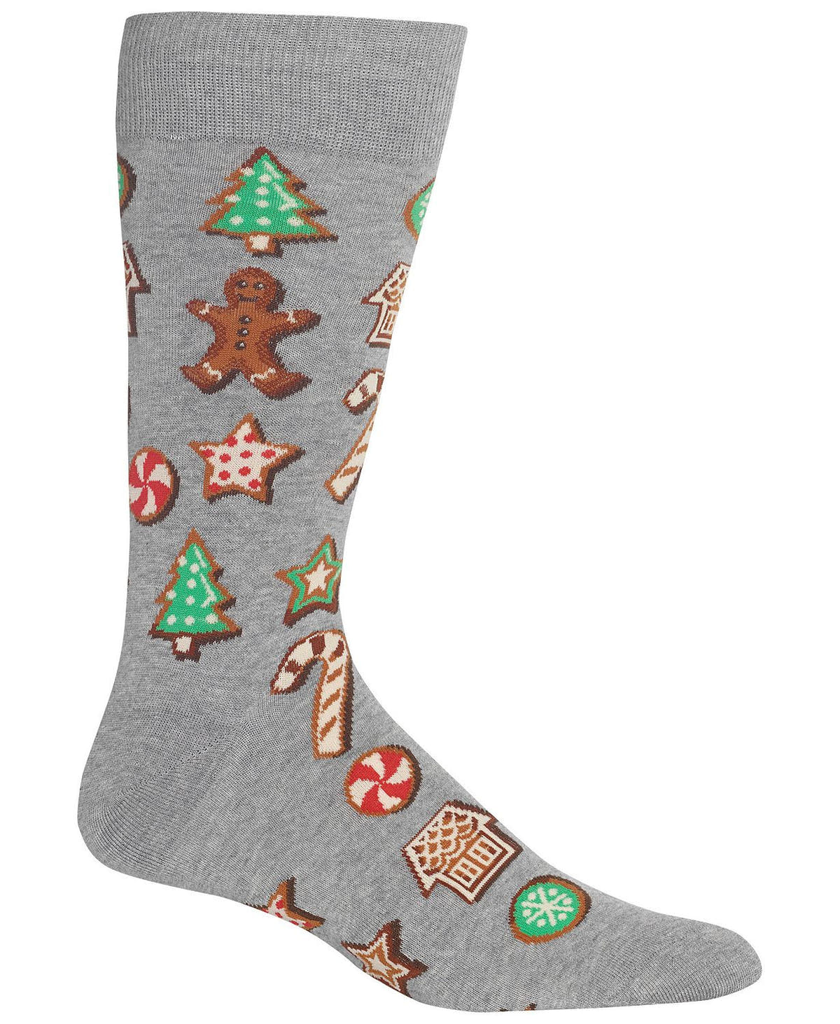 Hot Sox Socks Cookies Crew Sweatshirt Grey