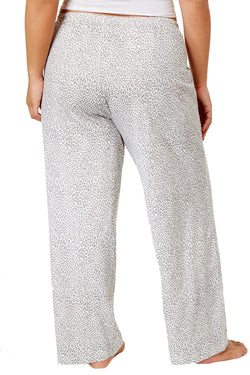 Hue Off-White/Grey Cheetah-Print Pajama Pant thumbnail 3