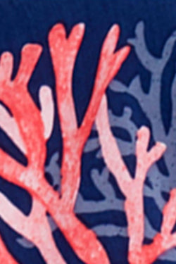 Hue Printed Kimono Wrap in Flower Pop Medieval Blue thumbnail 2