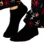 Hue Red/Black Graphic T-Shirt & Fuzzy Slipper Socks 2-Pc Set