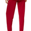 Hue Rhubarb-Red Super-Soft French-Terry Cuffed Lounge Jogger