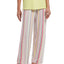 Hue Stripe Pajama Pants Off White
