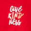 Hue Tango Red Graphic 'Give Kindness' Tee