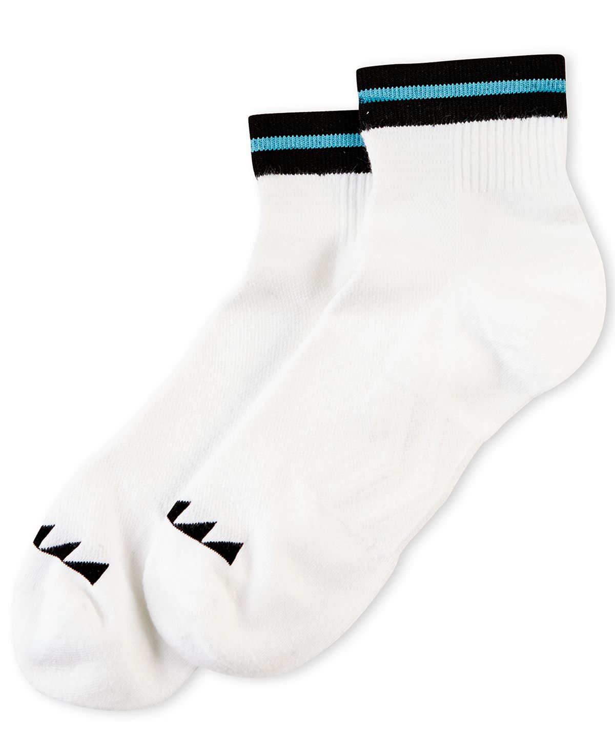 Hue Wo Quarter Top Socks 1 Pair White