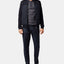 Hugo Boss Boss Padded Bomber Sweatshirt Open Blue
