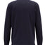 Hugo Boss Boss Regular/classic-fit Long-sleeve Cotton Polo Dark Navy