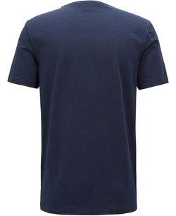 Hugo Boss Boss Slim-fit Graphic Cotton T-shirt Dark Navy thumbnail 2