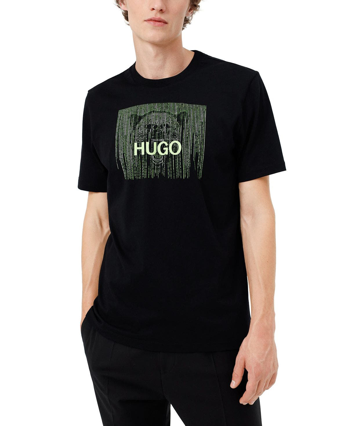 Hugo Boss Dintage Bear Logo Graphic T-shirt Black
