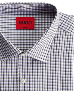 Hugo Boss Purple Check Dress Shirt Light Purple thumbnail 2