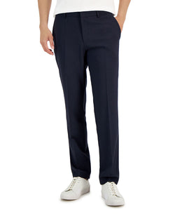 Hugo Boss Slim-fit Super Flex Stretch Micro-check Suit Pants Navy Micro thumbnail 1