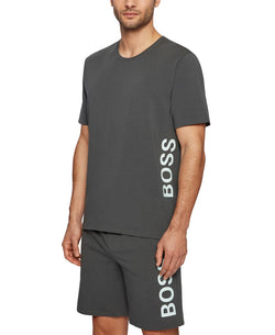 Hugo Identity Vertical Logo Undershirt Dark Green thumbnail 1