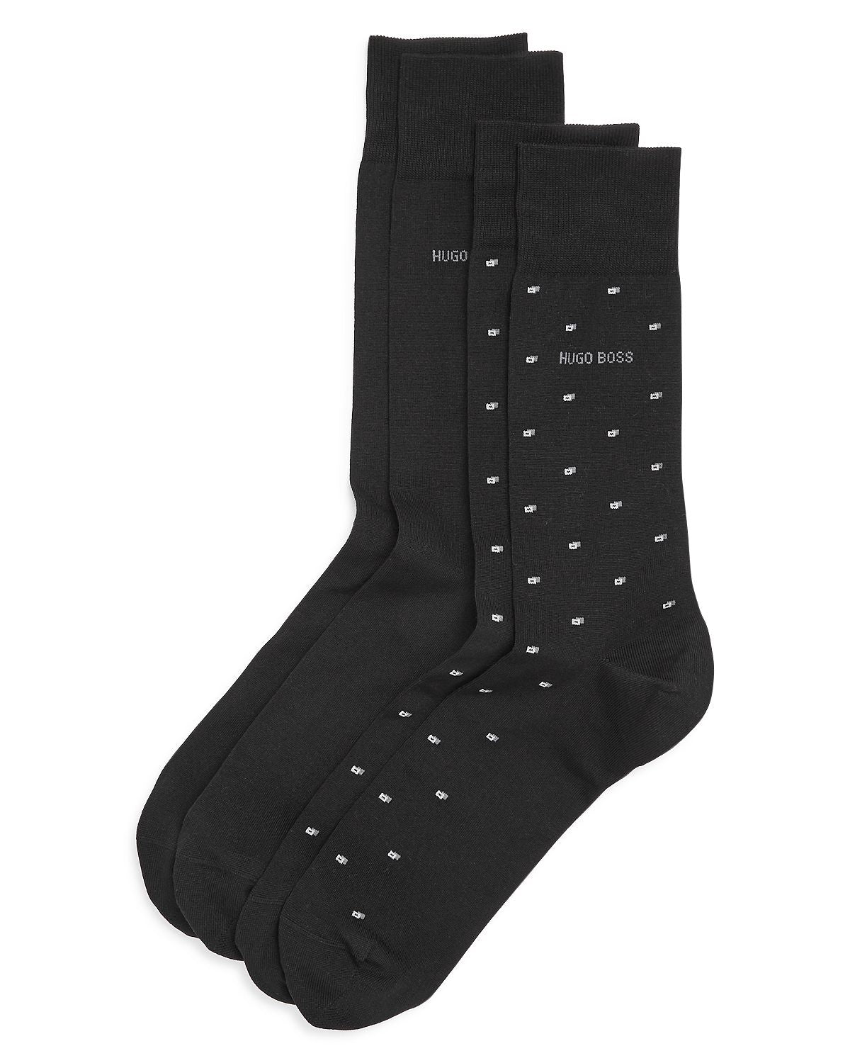 Hugo Minipat Socks Pack Of 2 Black