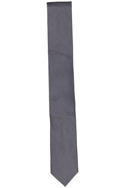 Hugo Textured Micro Dash Silk Skinny Tie Light Pink