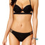 Hula Honey Black Little Wild One Crochet Strappy Hipster Bikini Bottom