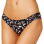 Hula Honey Black Starstruck Printed Strappy Cheeky Bikini Bottom