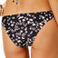 Hula Honey Black Starstruck Printed Strappy Cheeky Bikini Bottom