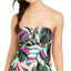 Hula Honey Juniors' Hyper Tropics Printed Tankini Top Olive Multi