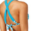 Hula Honey Parisian Blue After Shock Tie-Dyed Push Up Bikini Top