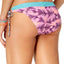 Hula Honey Pink Lilac Leaf Breeze Printed Side-Tie Hipster Bikini Bottom